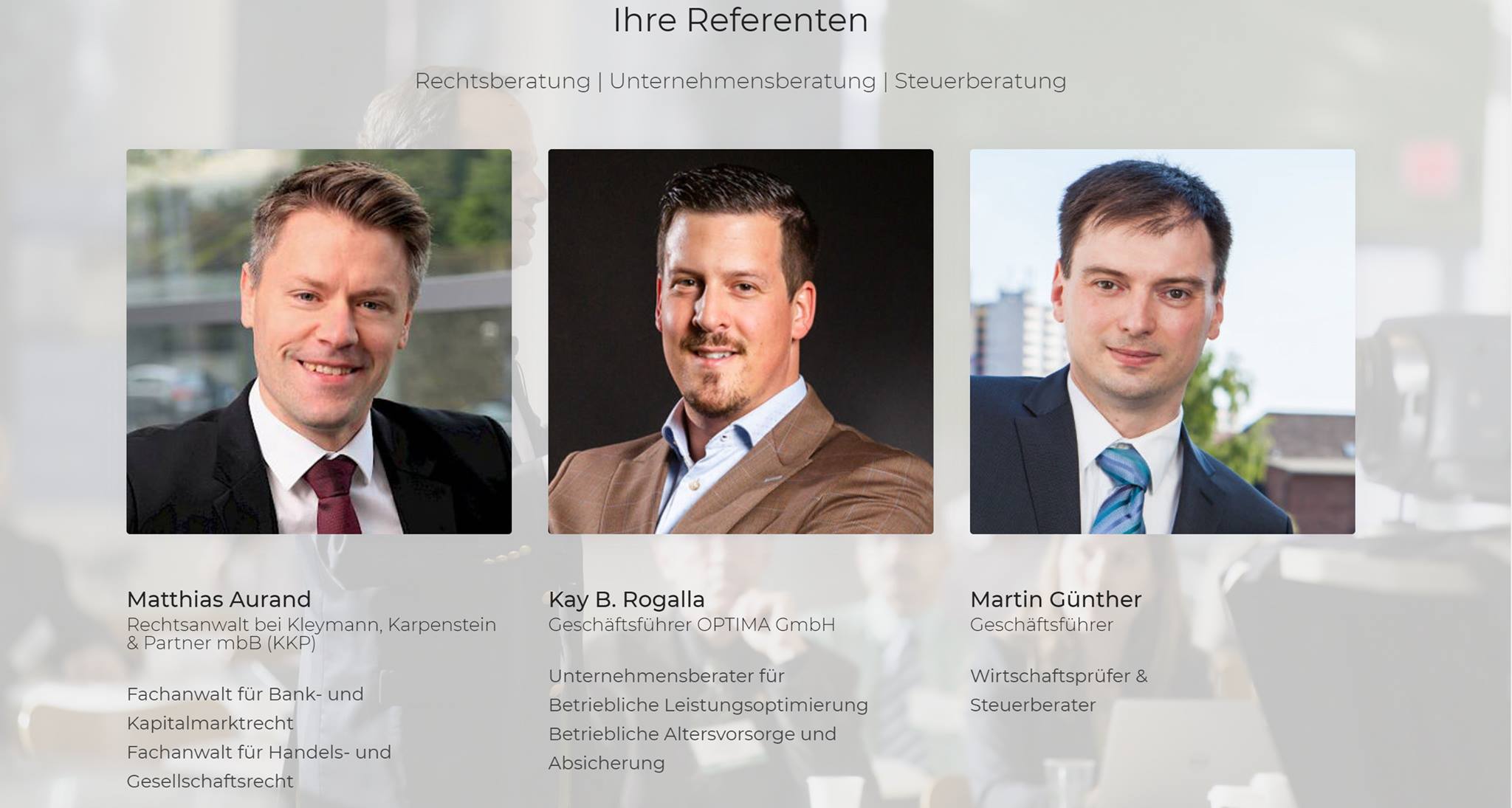 Kompass Unternehmensnachfolge 3 Personen